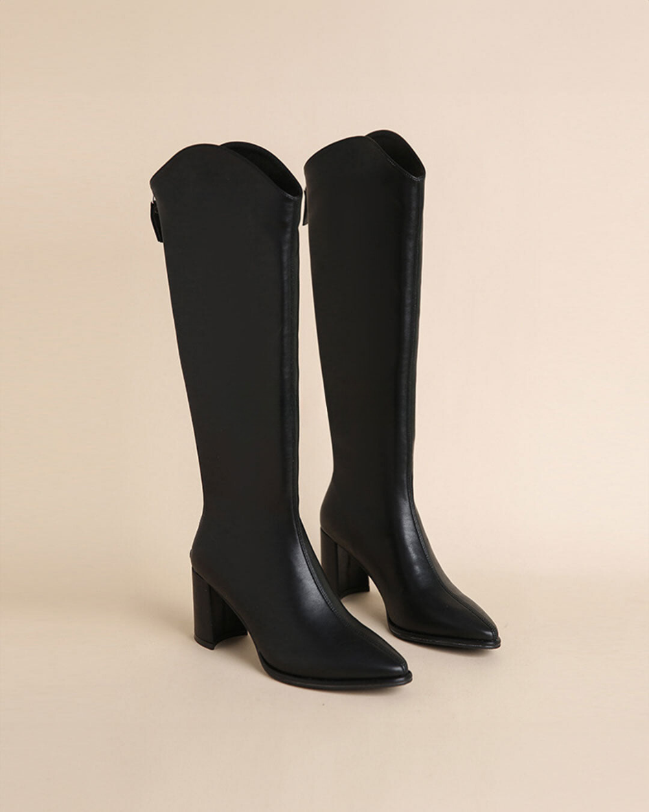 Merel Cowboy Knee Boots