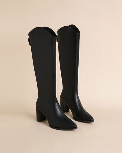 Merel Cowboy Knee Boots