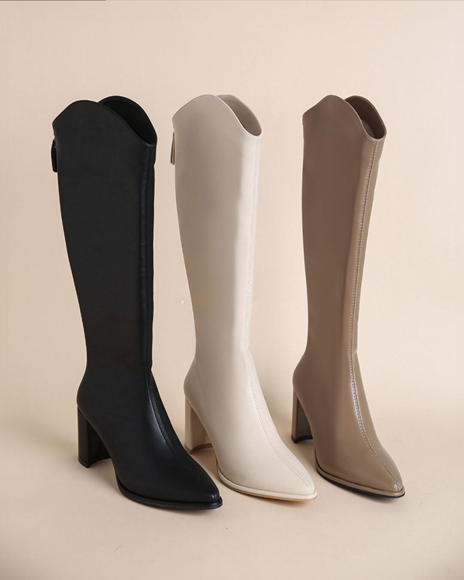 Merel Cowboy Knee Boots