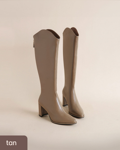 Merel Cowboy Knee Boots